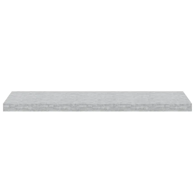 Étagères murales flottantes 4 pcs Gris béton 90x23,5x3,8cm MDF