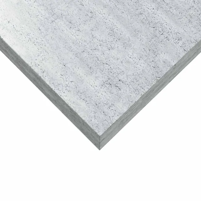 Étagère murale flottante Gris béton 120x23,5x3,8 cm MDF