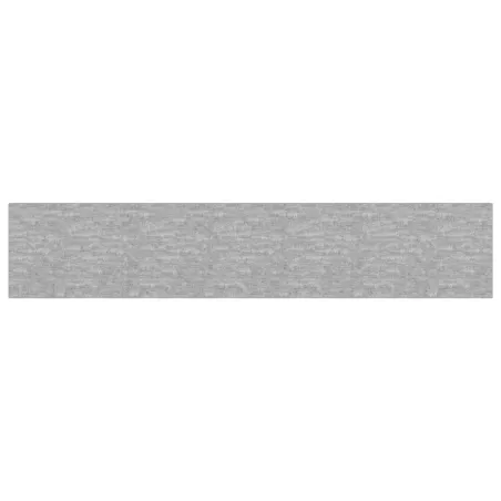 Étagères murales flottantes 4 pcs gris béton 120x23,5x3,8cm MDF