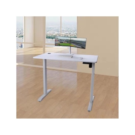 Schreibtisch Urban Factory EED25UF Weiß Edelstahl 118 x 60 cm 2