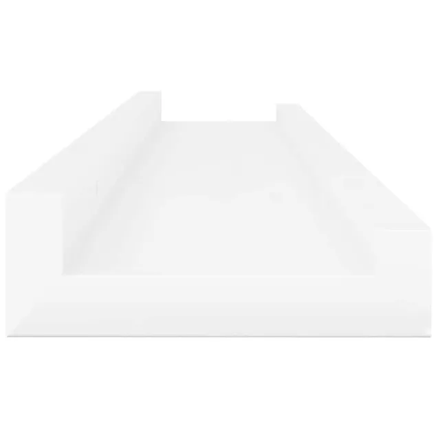 Étagères murales 4 pcs Blanc brillant 60x9x3 cm