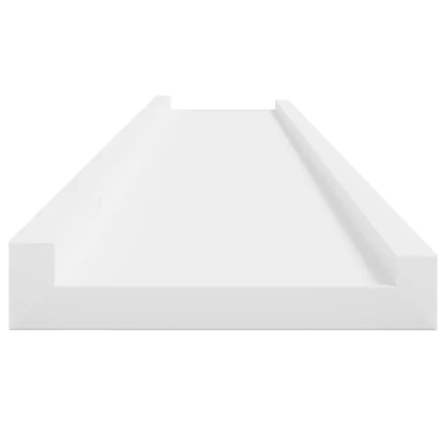 Étagères murales 4 pcs Blanc 100x9x3 cm