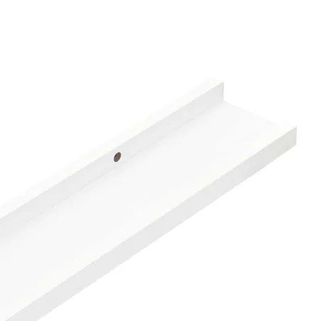 Étagères murales 4 pcs Blanc 100x9x3 cm