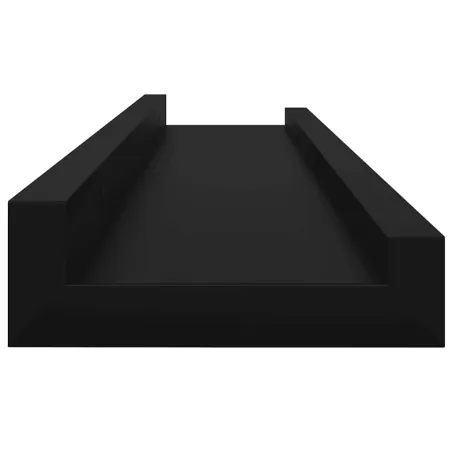 Étagères murales 4 pcs Noir 60x9x3 cm