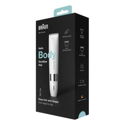 Depiladora Eléctrica Braun BS1000 Blanco 2