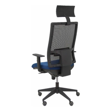 Bureaustoel met hoofdsteun Horna Piqueras y Crespo BALI200 Marineblauw