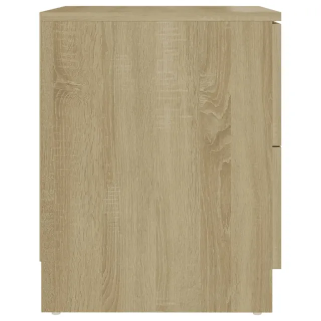 Tables de chevet 2 pcs chêne sonoma 40x40x50 cm bois ingénierie