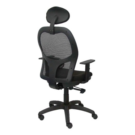 Sedia Ufficio con Poggiatesta Jorquera Piqueras y Crespo I840CTK Nero 2