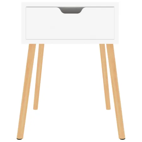 Tables de chevet 2 pcs Blanc 40x40x56 cm Bois d'ingénierie
