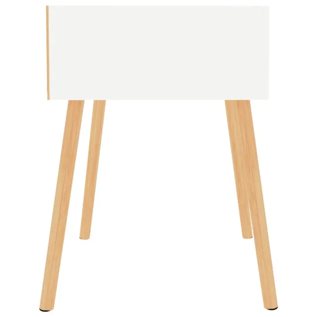 Tables de chevet 2 pcs Blanc 40x40x56 cm Bois d'ingénierie