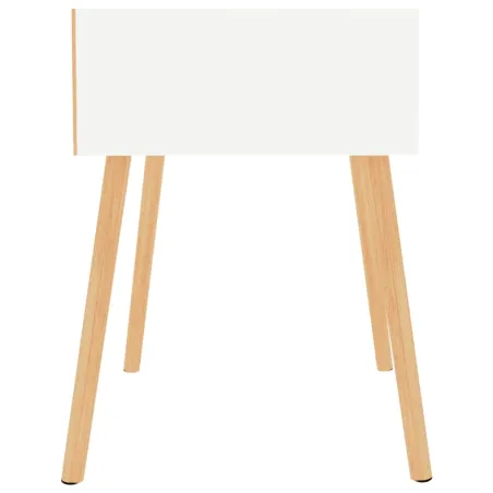Tables de chevet 2 pcs Blanc 40x40x56 cm Bois d'ingénierie