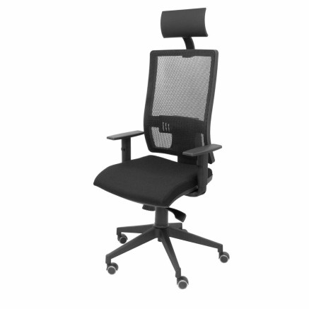 Office Chair with Headrest Horna bali Piqueras y Crespo BALI840 Black 2