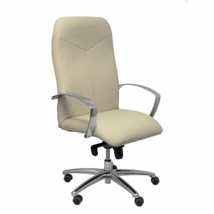 Bürostuhl Caudete similpiel Piqueras y Crespo 5DBSP02 Weiß Creme
