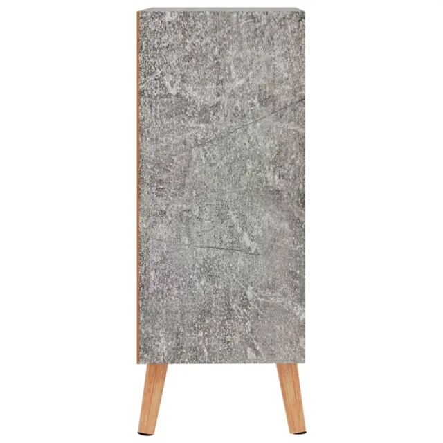 Buffet gris béton 60x30x72 cm bois d'ingénierie
