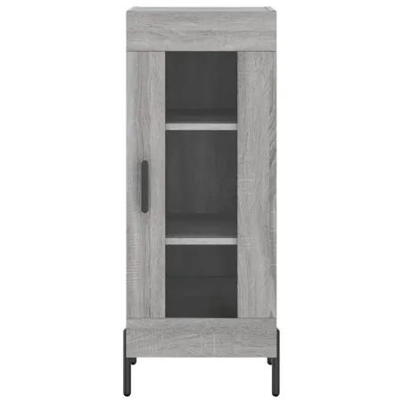 Buffet haut Sonoma gris 34,5x34x180 cm Bois d'ingénierie