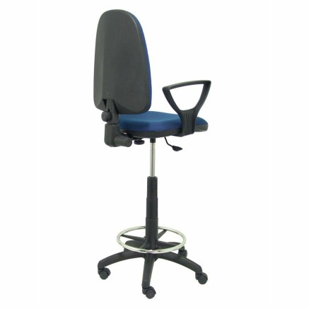 Sgabello Ayna Bali Piqueras y Crespo T04CP Azzurro Blu Marino PVC 2