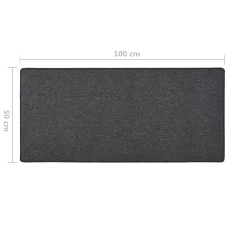 Tapis de couloir Anthracite 50x100 cm