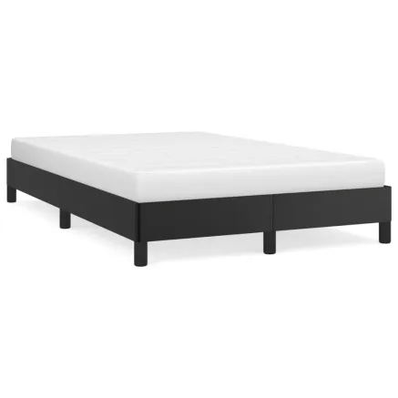 Cadre de lit sans matelas noir 120x190 cm similicuir 2