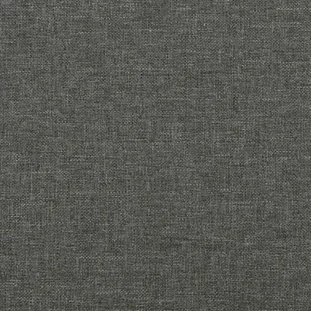 Cadre de lit sans matelas gris foncé 120x190 cm tissu