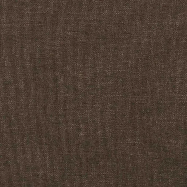 Cadre de lit sans matelas marron foncé 120x190 cm tissu