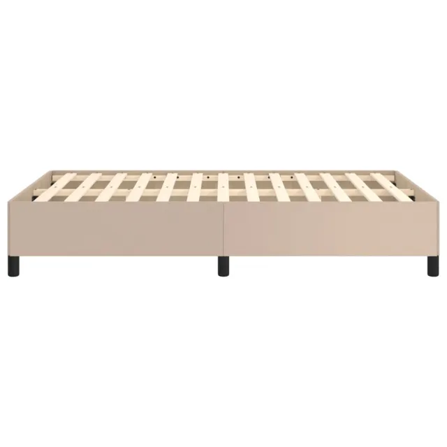 Cadre de lit sans matelas cappuccino 120x190 cm similicuir