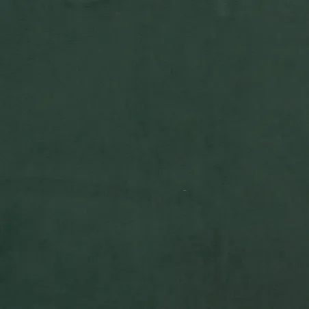 Cadre de lit sans matelas vert foncé 120x190 cm velours