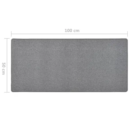Tapis de couloir Gris foncé 50x100 cm