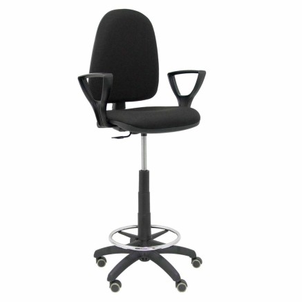 Stool Ayna bali Piqueras y Crespo T04CP Black PVC