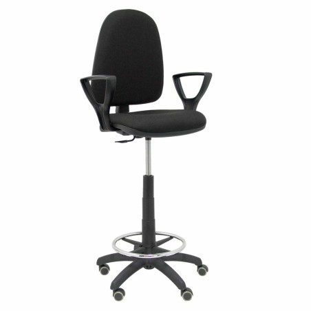 Taburete Ayna bali Piqueras y Crespo T04CP Negro PVC