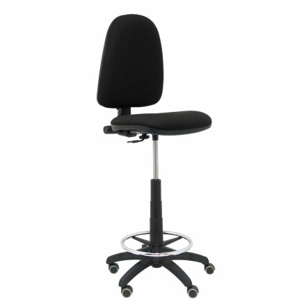 Taburete Ayna bali Piqueras y Crespo T04CP Negro PVC