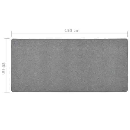 Tapis de couloir Gris foncé 80x150 cm