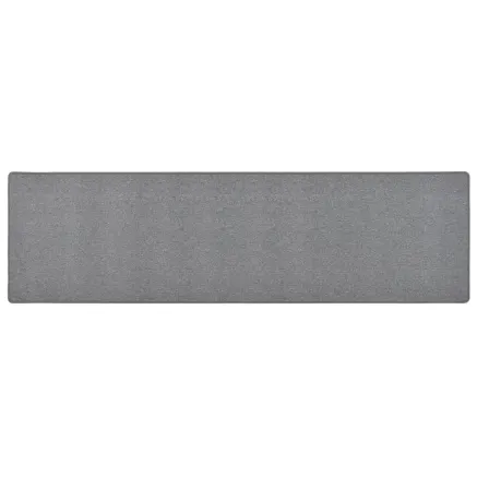 Tapis de couloir Gris foncé 80x300 cm