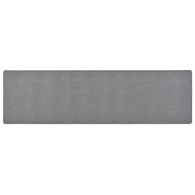 Tapis de couloir Gris foncé 80x300 cm