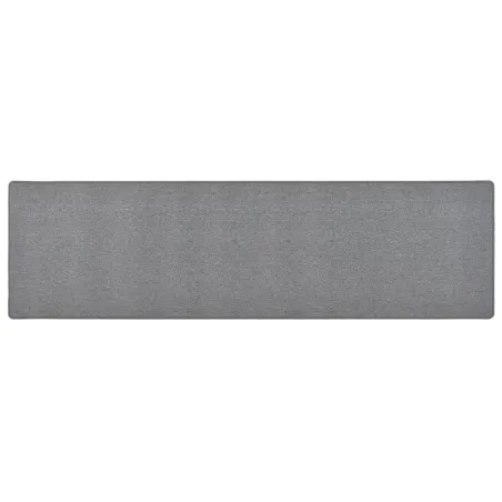 Tapis de couloir Gris foncé 80x300 cm