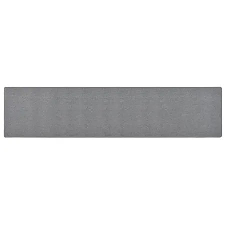 Tapis de couloir Gris foncé 80x400 cm
