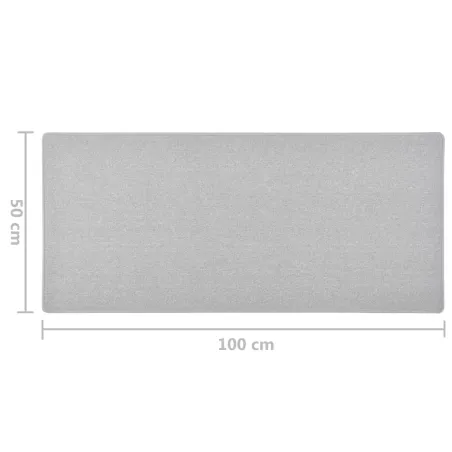 Tapis de couloir Gris clair 50x100 cm