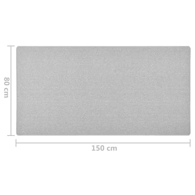 Tapis de couloir Gris clair 80x150 cm