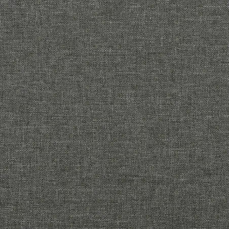 Sommier à lattes de lit avec matelas gris foncé 120x190cm tissu
