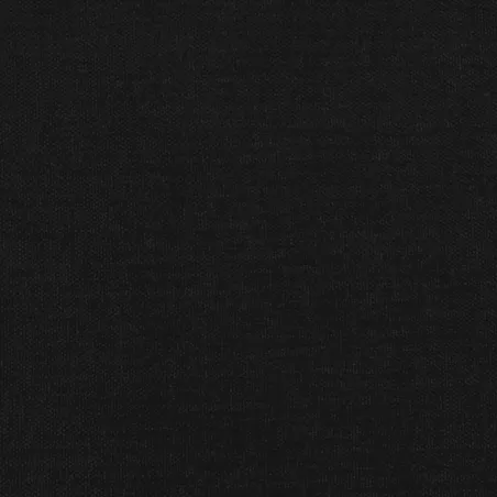 Sommier à lattes de lit avec matelas noir 120x190 cm tissu