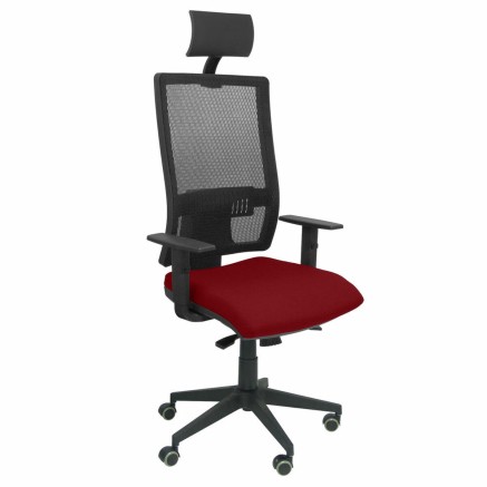 Office Chair with Headrest Horna bali Piqueras y Crespo BALI933 Red Ma