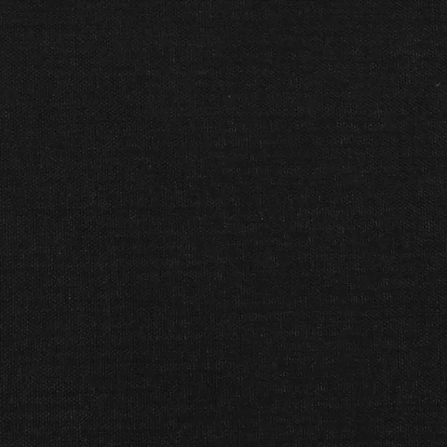 Sommier à lattes de lit matelas et LED noir 120x190 cm tissu