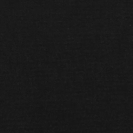 Sommier à lattes de lit matelas et LED noir 120x190 cm tissu