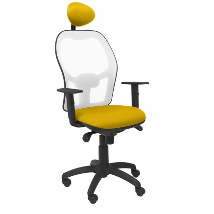 Office Chair with Headrest Jorquera Piqueras y Crespo ALI100C Yellow