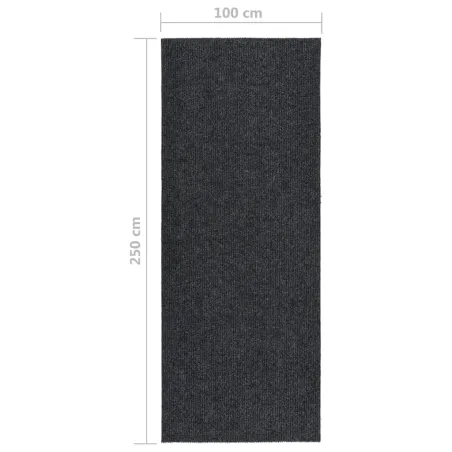 Tapis 100x250 cm Anthracite