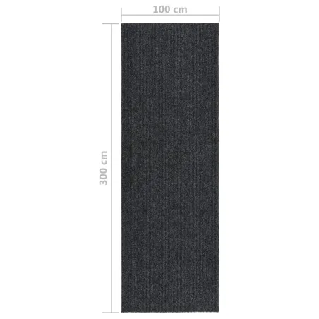 Tapis 100x300 cm Anthracite