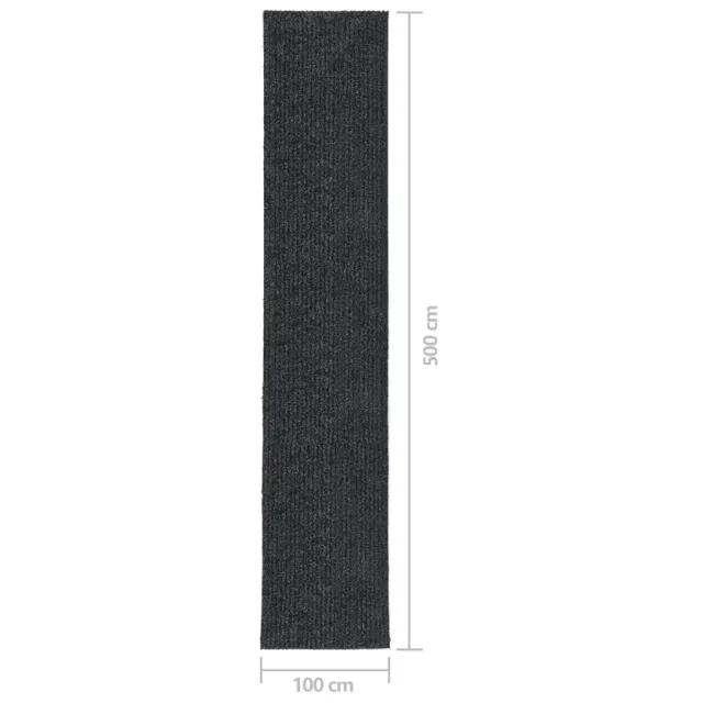 Tapis 100x500 cm Anthracite