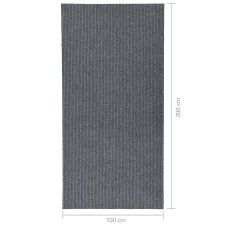 Tapis 100x200 cm Gris