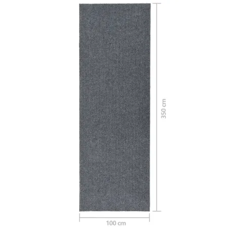 Tapis 100x350 cm Gris