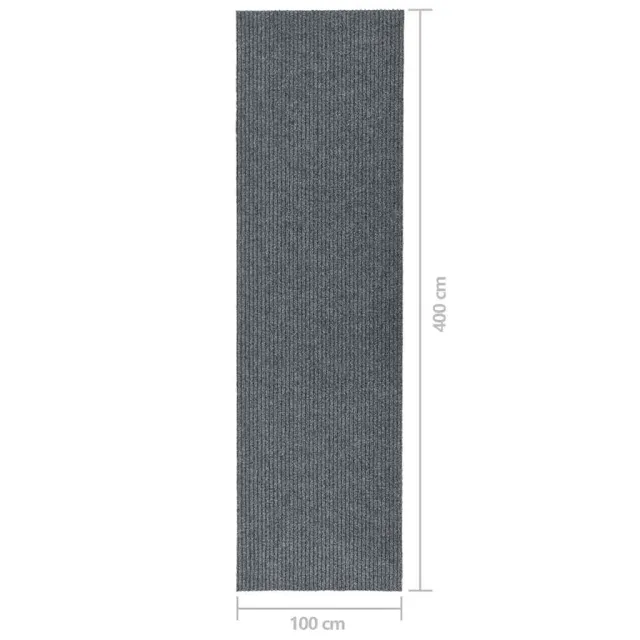 Tapis 100x400 cm Gris