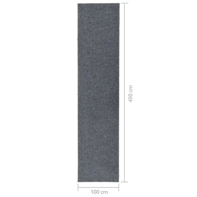 Tapis 100x450 cm Gris